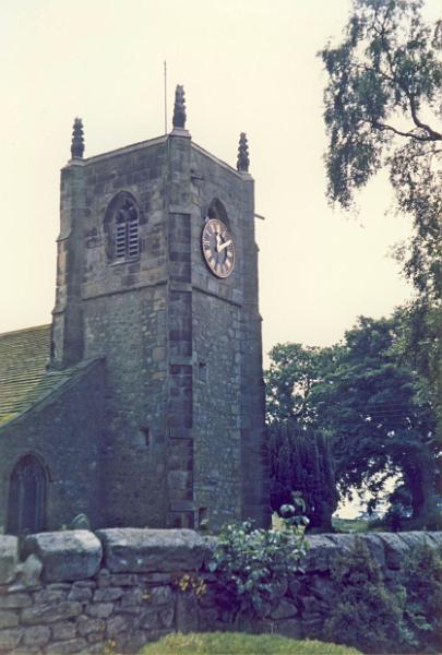 Parish Church 1986.JPG - St Mary's Church Tower in 1986